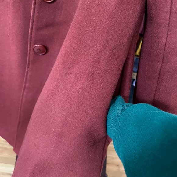 Modcloth Princess Highway Red Wool-blend Coat - Picture 8 of 9